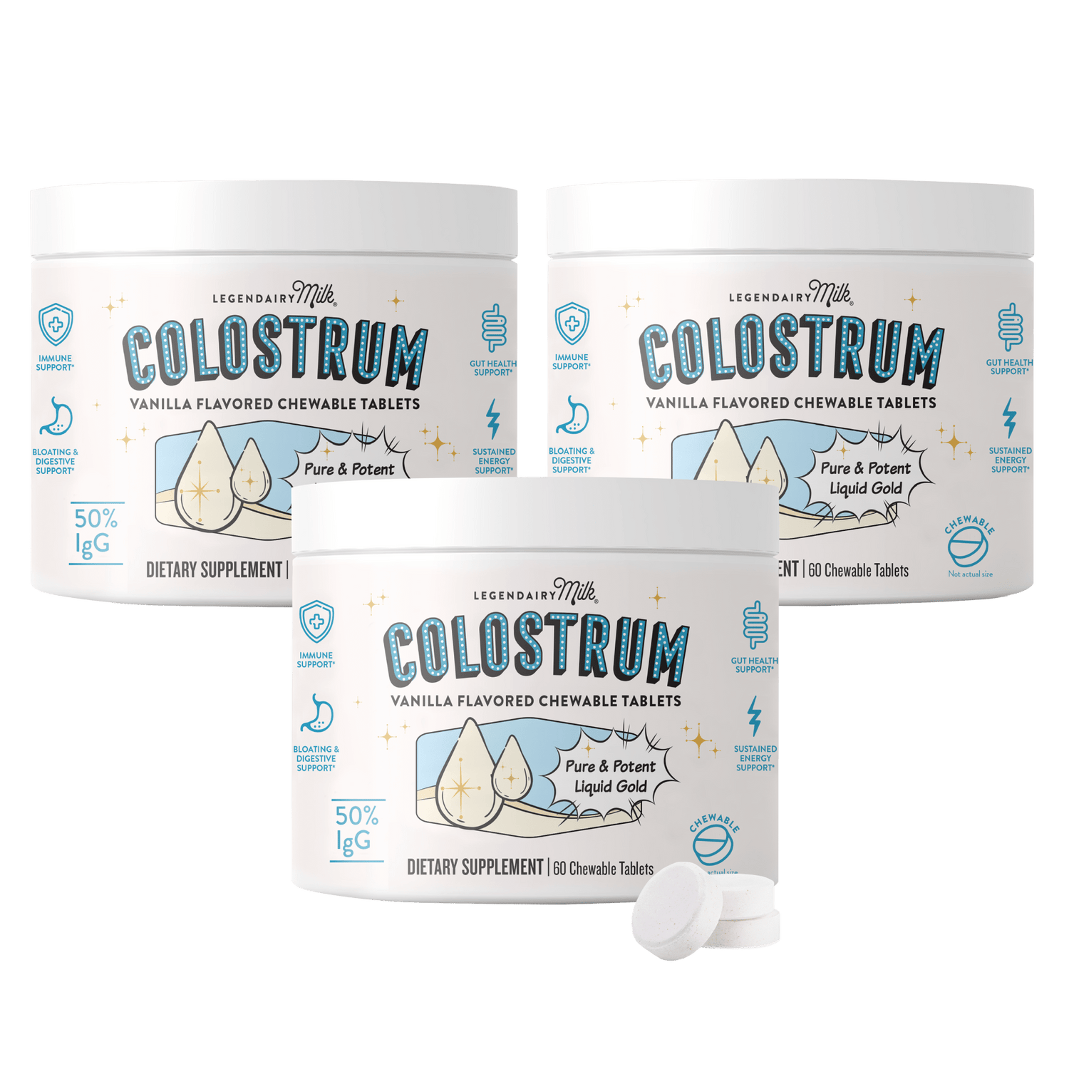 Colostrum Chewable Tablets - Legendairy Milk