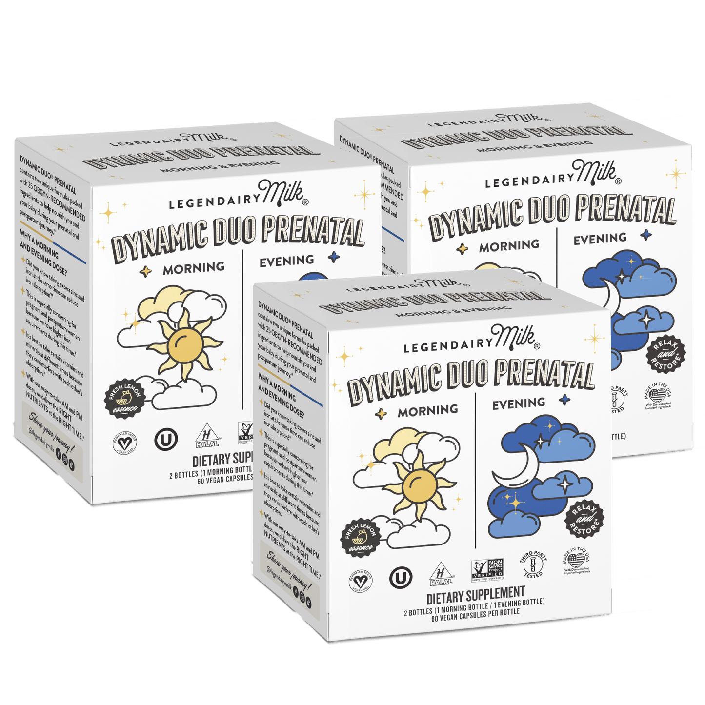 Dynamic Duo AM/PM Prenatal & Postnatal - Legendairy Milk