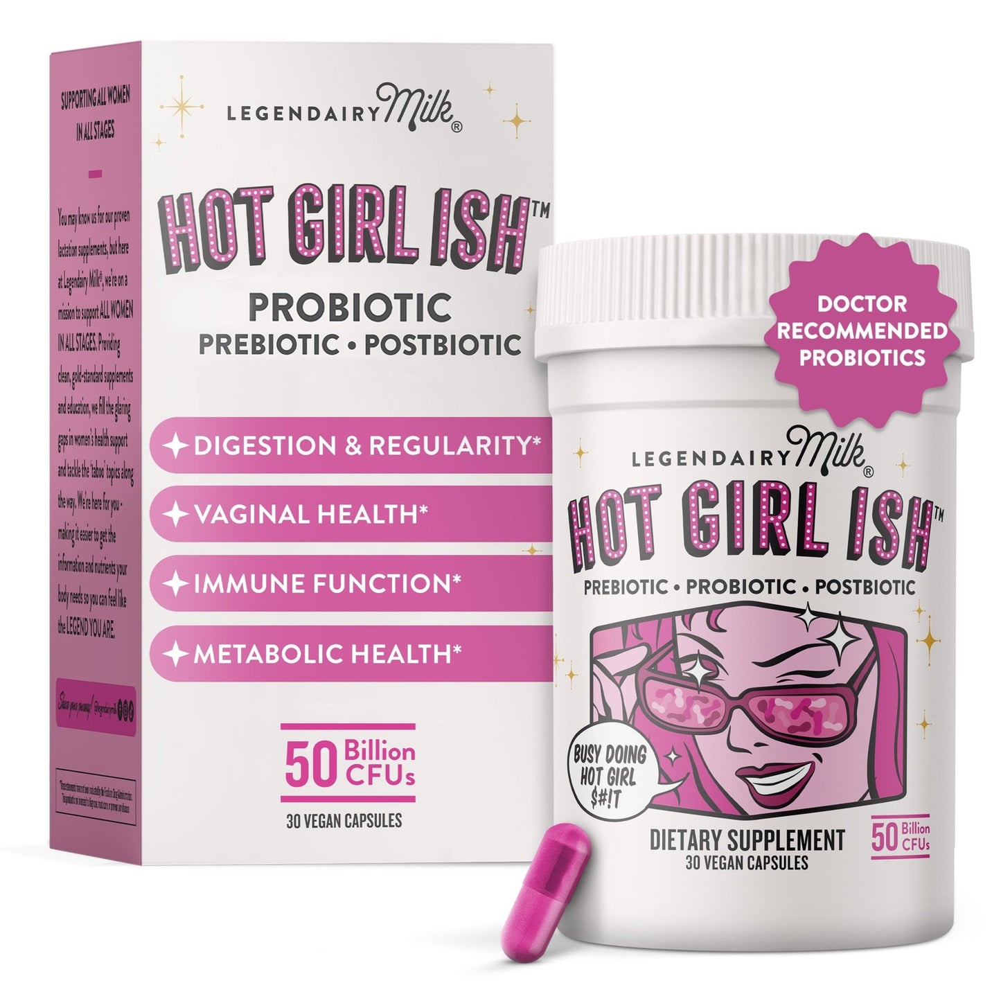 Hot Girl Ish™ Women’s Daily Probiotic - Legendairy Milk