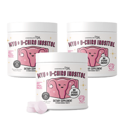 Myo & D - Chiro Inositol Chewable Tablets - Legendairy Milk