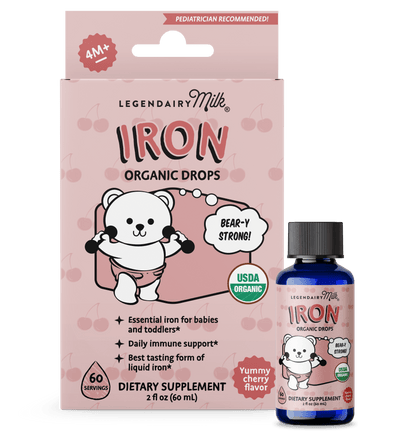 Organic Baby and Toddler Iron Drops - Legendairy Milk