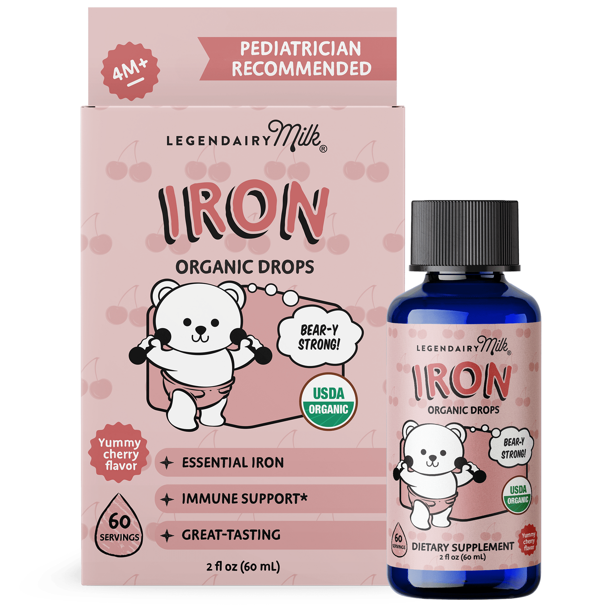 Organic Baby and Toddler Iron Drops - Legendairy Milk