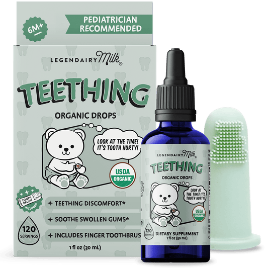 Organic Baby Teething Drops - Legendairy Milk