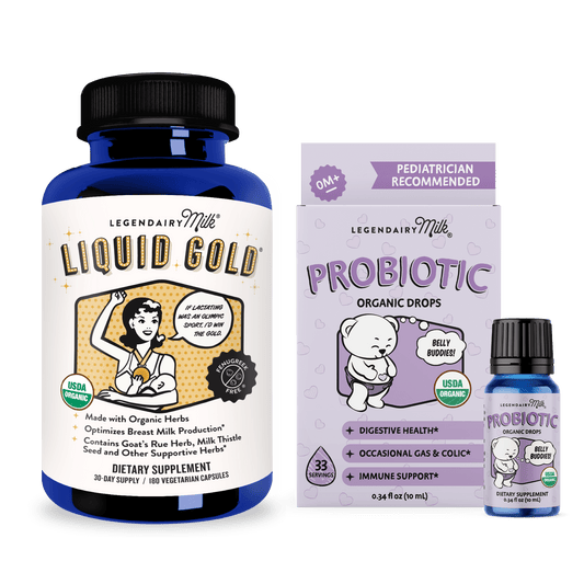 Organic Lactation Support + Baby Probiotic - Legendairy Milk