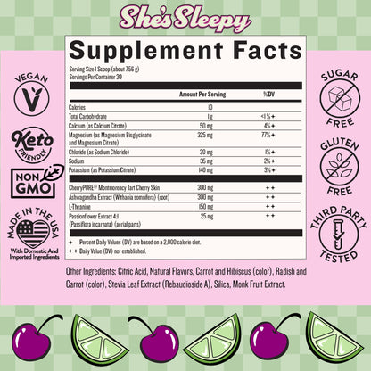 She’s Sleepy™ Magnesium Glycinate Sleep Aid - Legendairy Milk