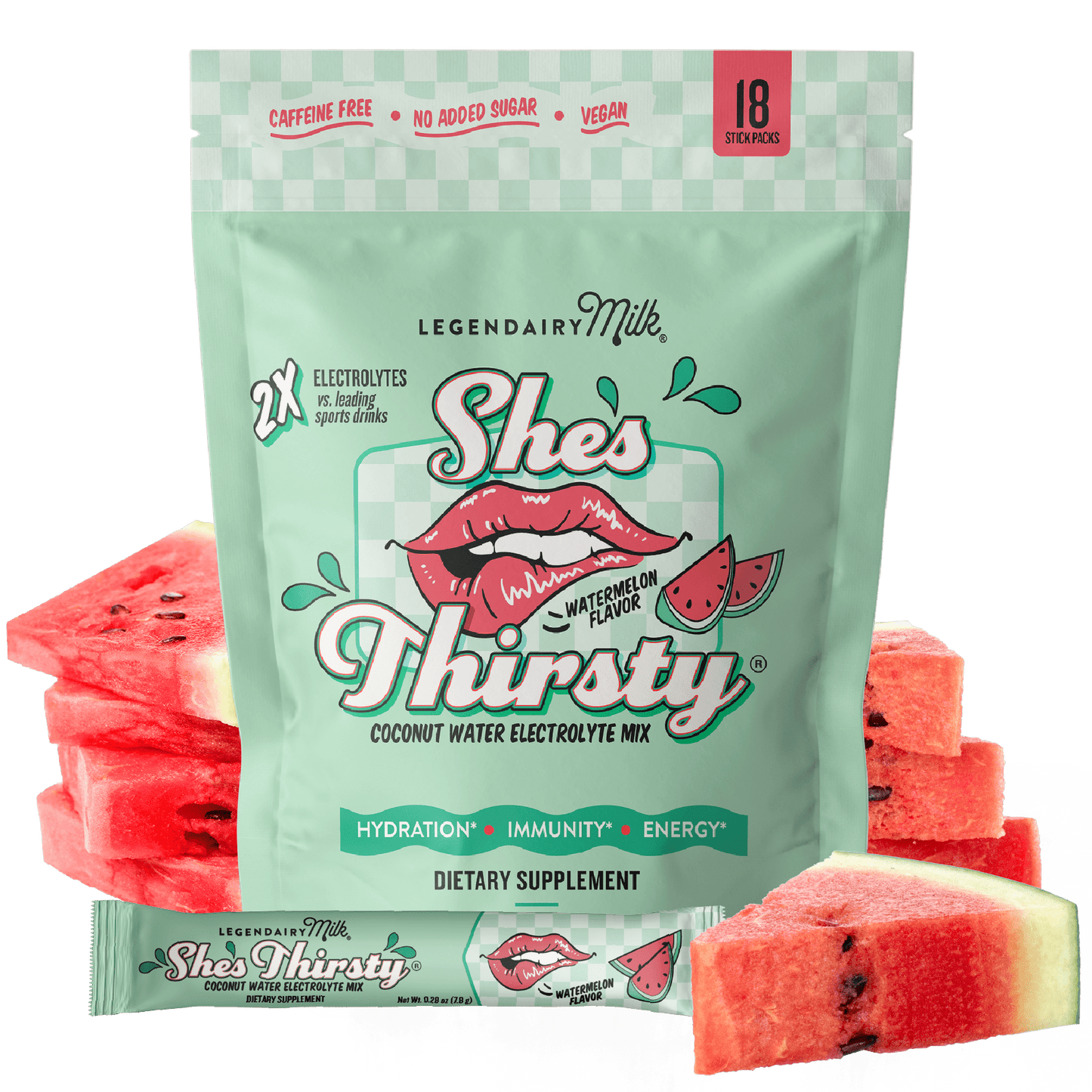 She’s Thirsty® Coconut Water Electrolyte Mix - Legendairy Milk