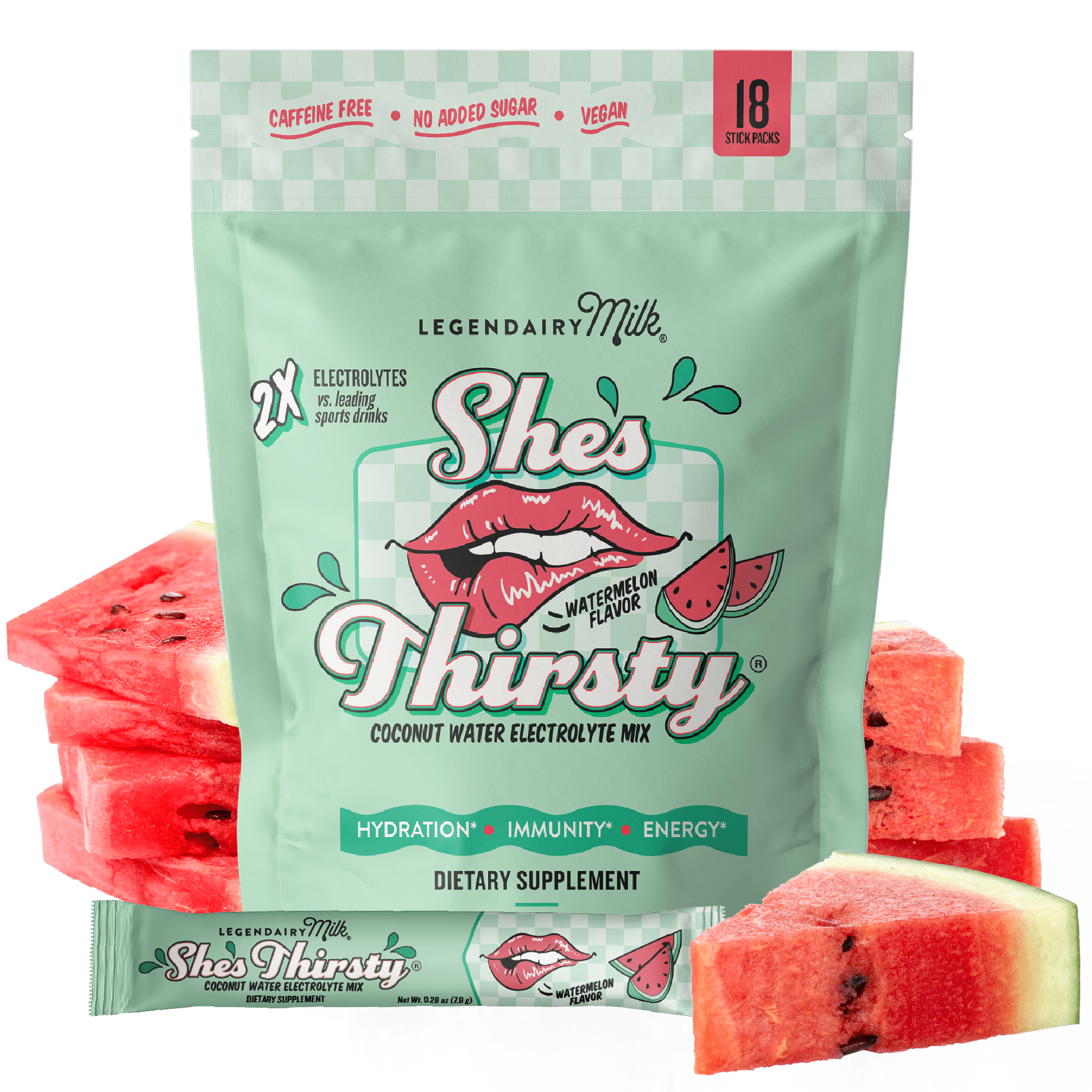 She’s Thirsty® Coconut Water Electrolyte Mix - Legendairy Milk