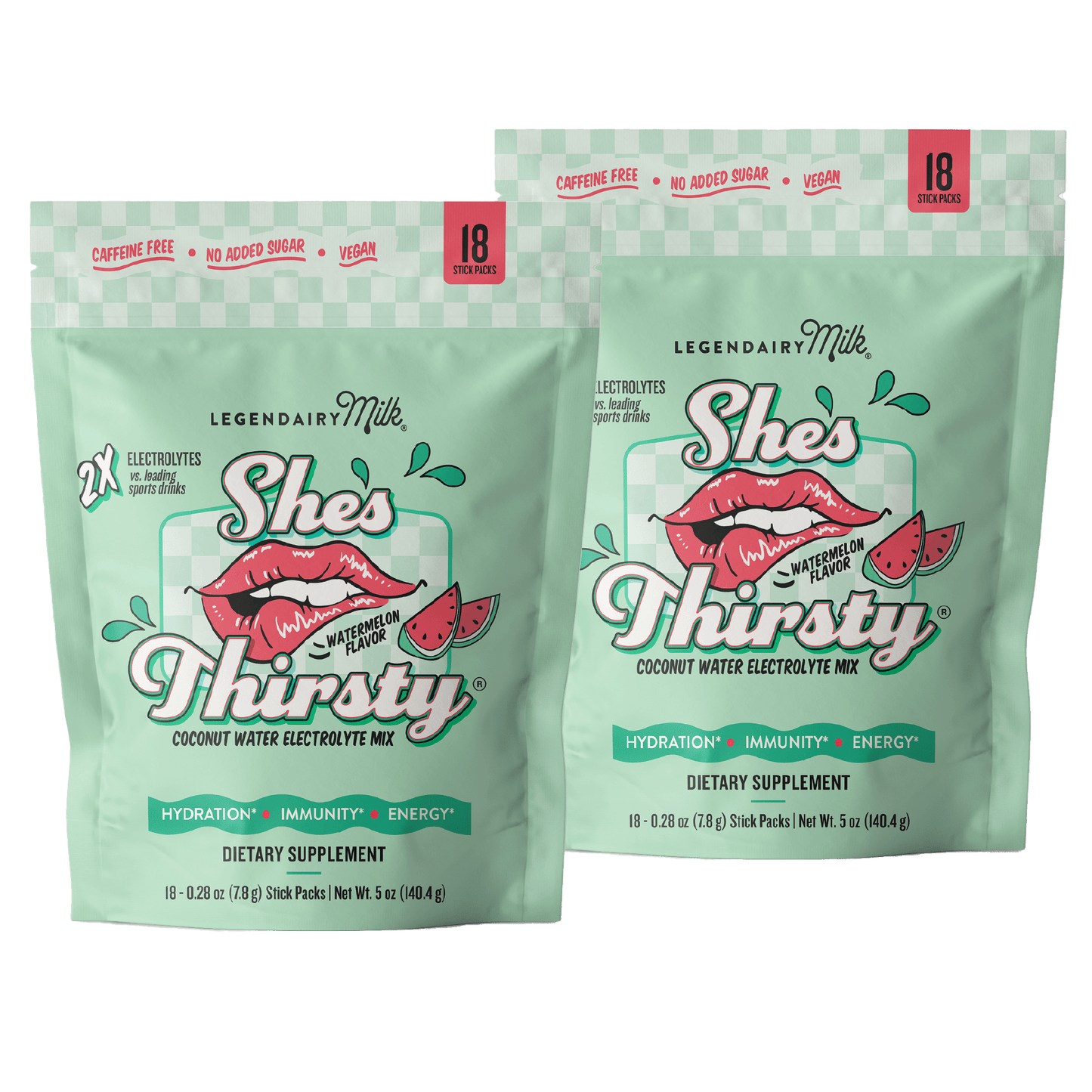 She’s Thirsty® Coconut Water Electrolyte Mix - Legendairy Milk