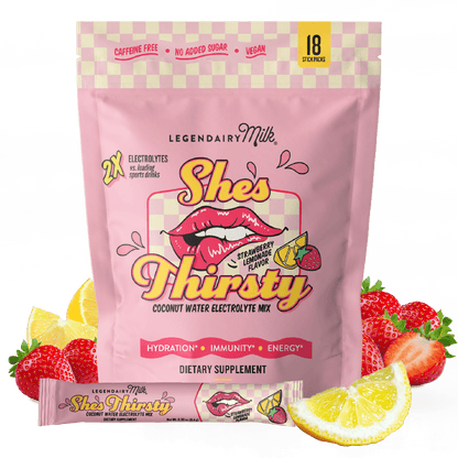 She’s Thirsty Coconut Water Electrolyte Mix - Legendairy Milk