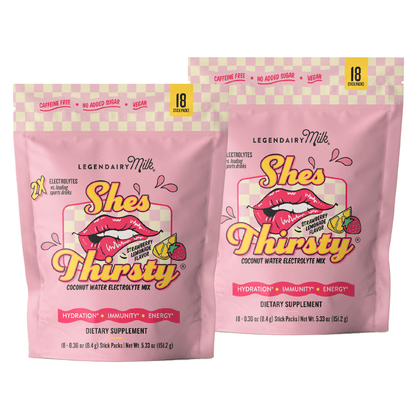 She’s Thirsty® Coconut Water Electrolyte Mix - Legendairy Milk