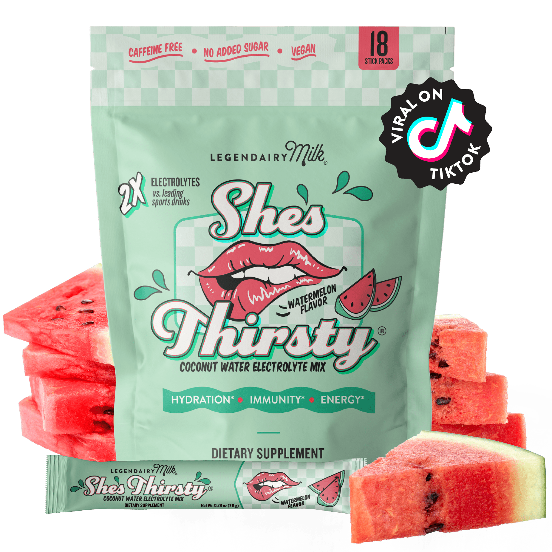 She’s Thirsty Coconut Water Electrolyte Mix - Legendairy Milk