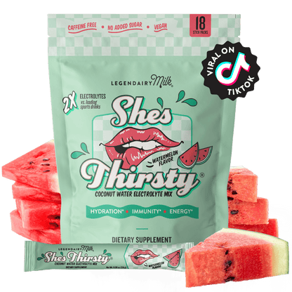 She’s Thirsty Coconut Water Electrolyte Mix - Legendairy Milk