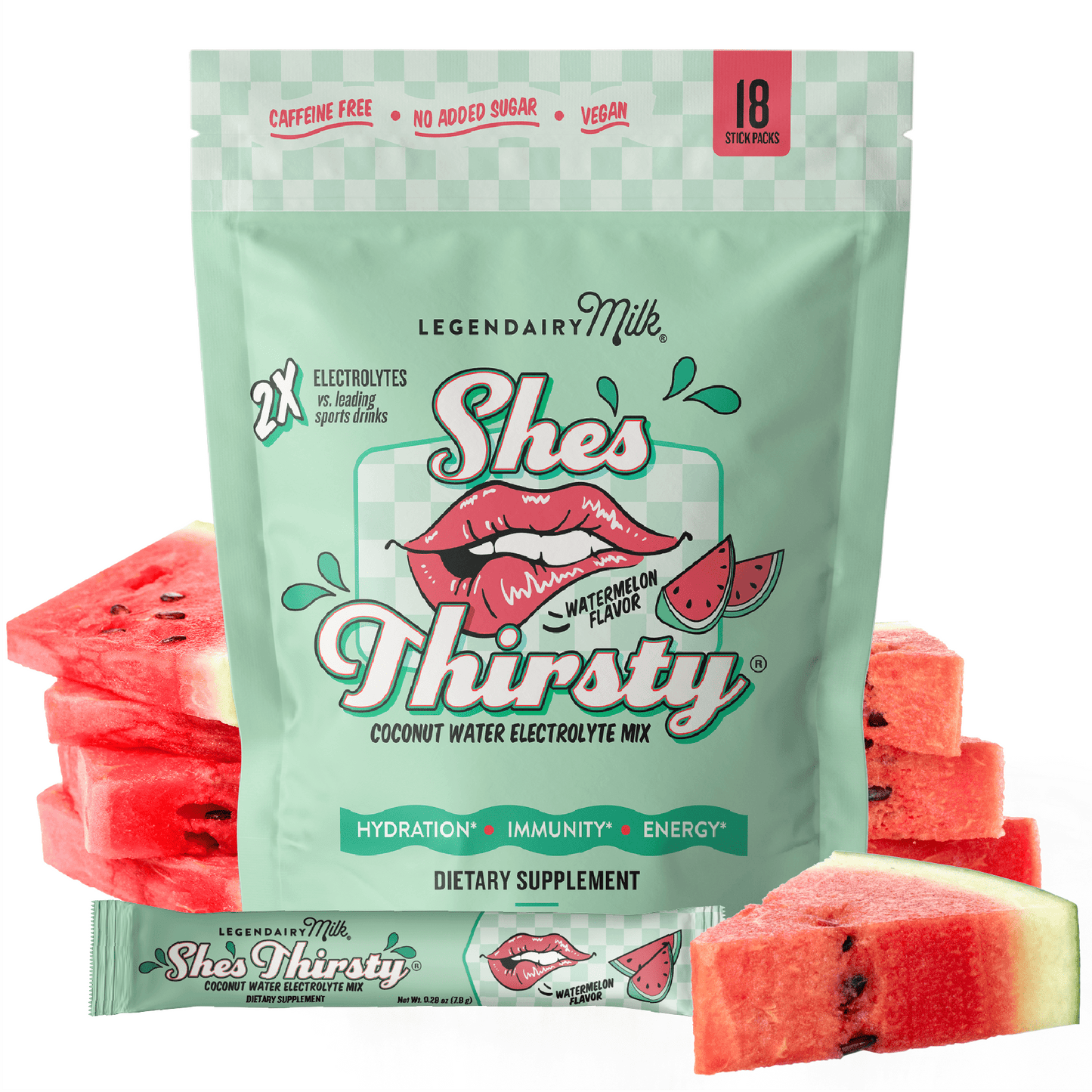 She’s Thirsty® Coconut Water Electrolyte Mix - Legendairy Milk