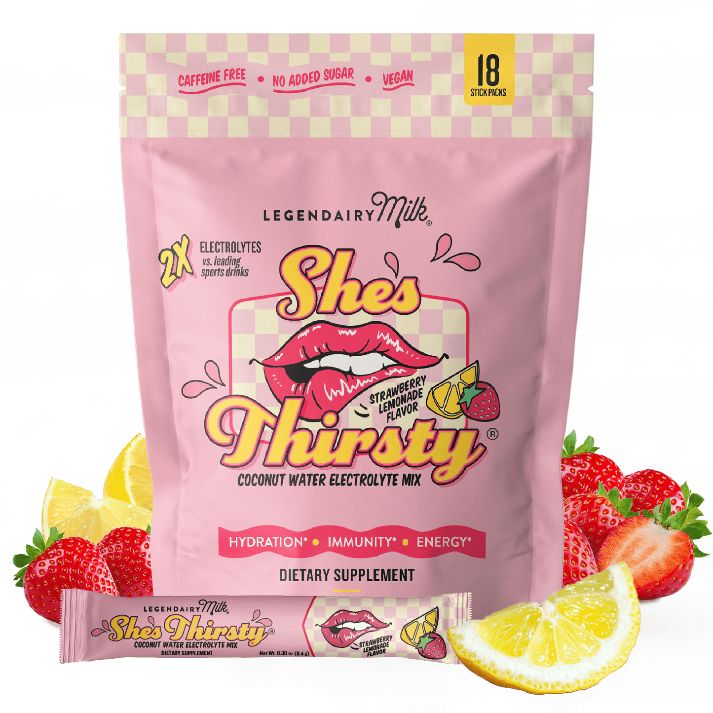 She’s Thirsty® Coconut Water Electrolyte Mix - Legendairy Milk