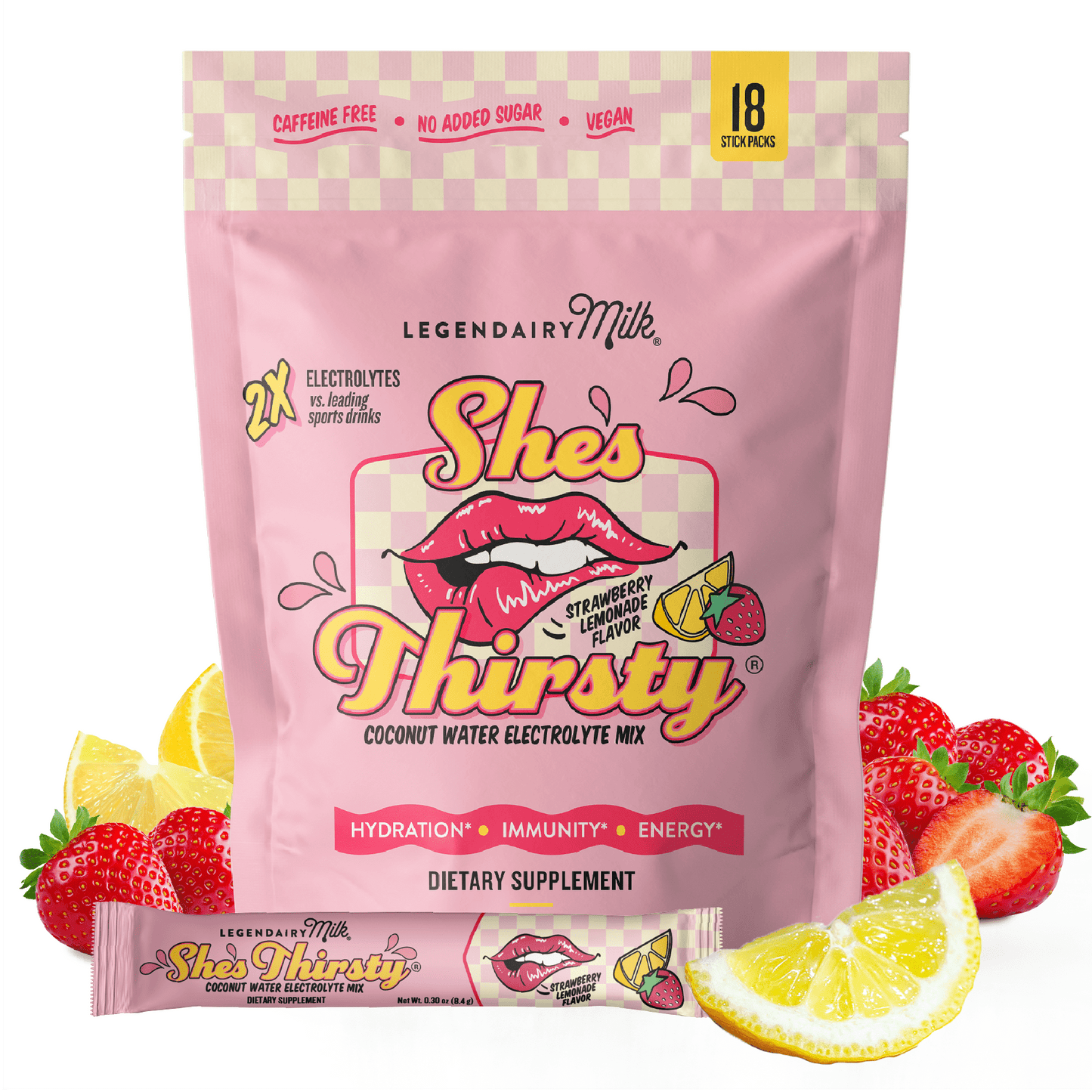 She’s Thirsty® Coconut Water Electrolyte Mix - Legendairy Milk