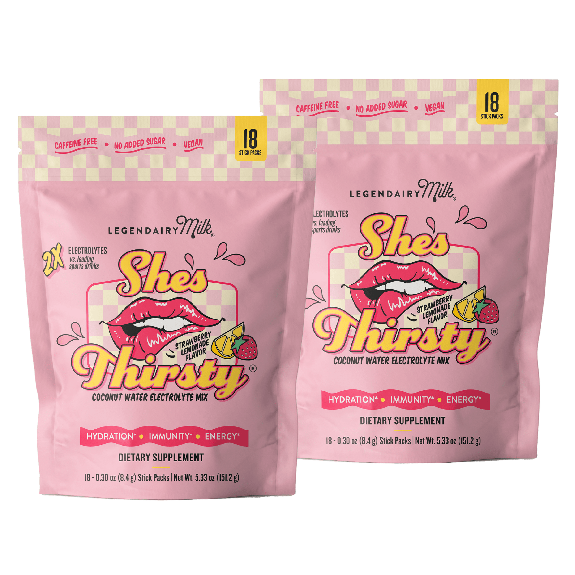 She’s Thirsty® Coconut Water Electrolyte Mix - Legendairy Milk