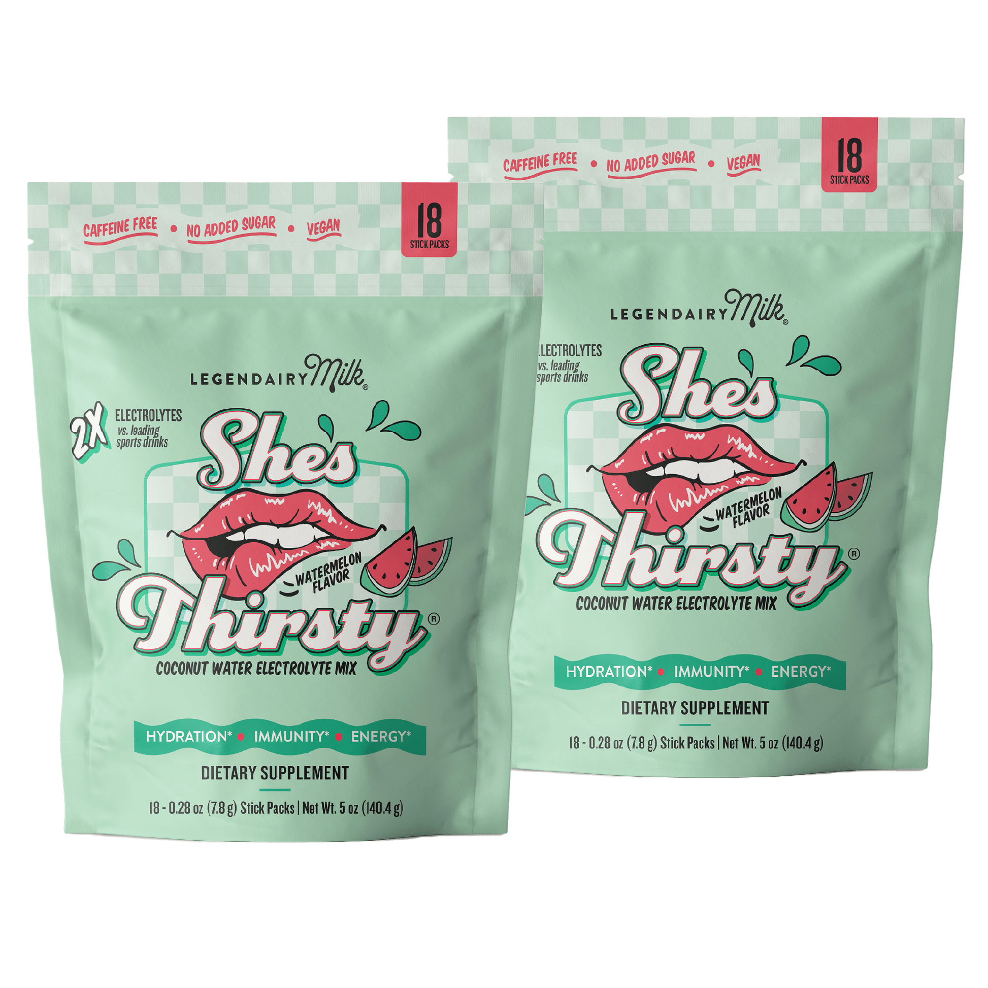 She’s Thirsty® Coconut Water Electrolyte Mix - Legendairy Milk