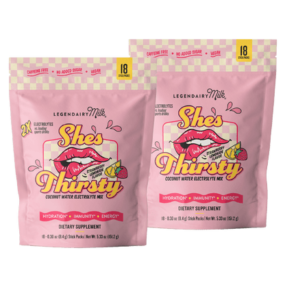 She’s Thirsty Coconut Water Electrolyte Mix - Legendairy Milk