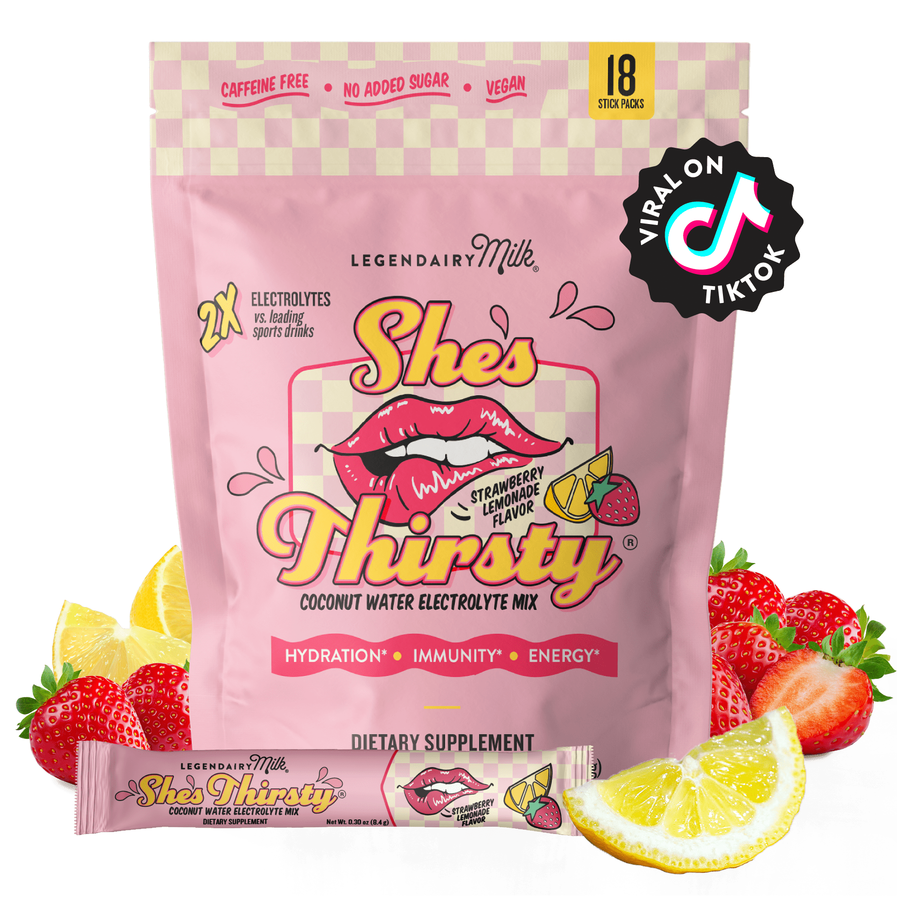 She’s Thirsty Coconut Water Electrolyte Mix - Legendairy Milk