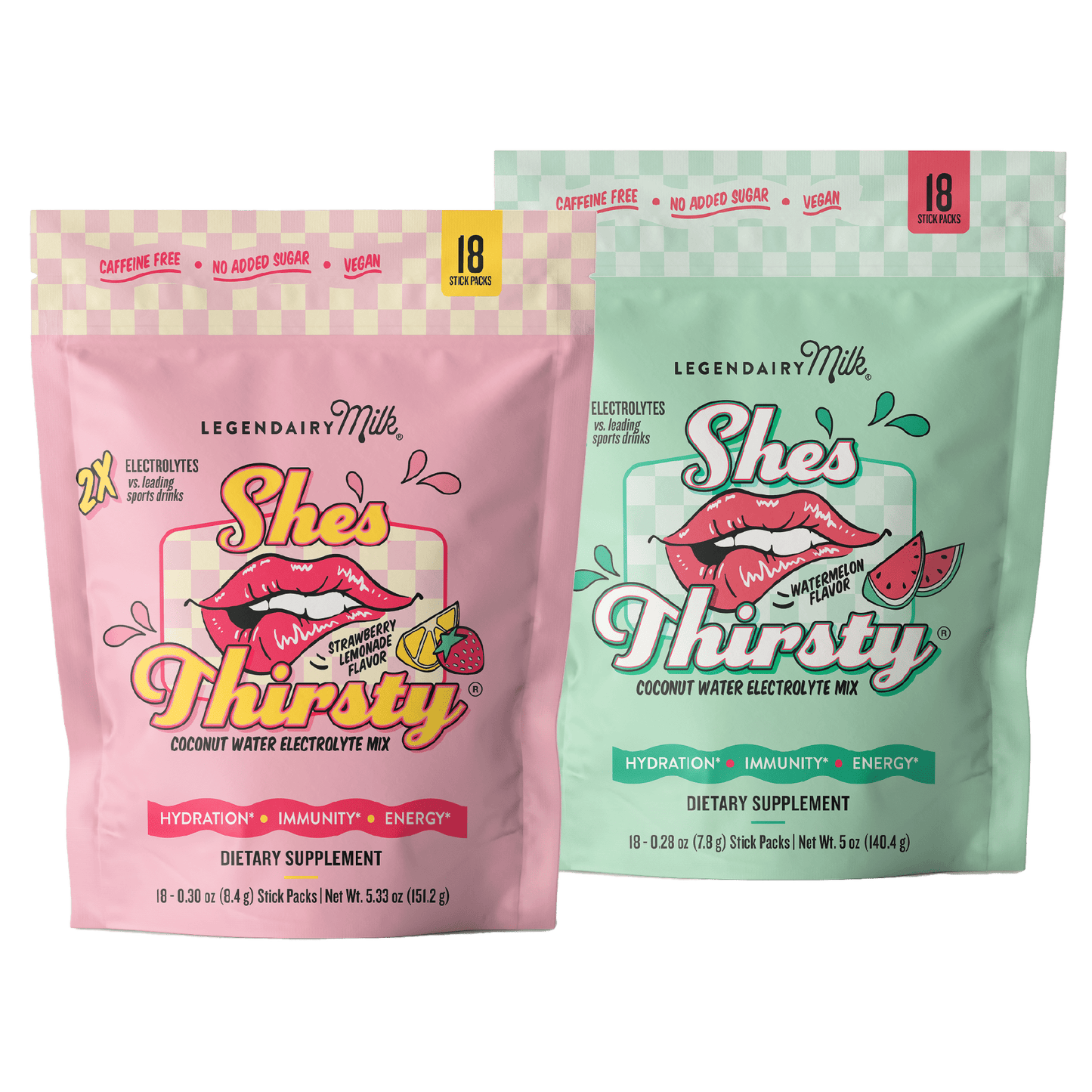 She’s Thirsty® Coconut Water Electrolyte Mix - Legendairy Milk