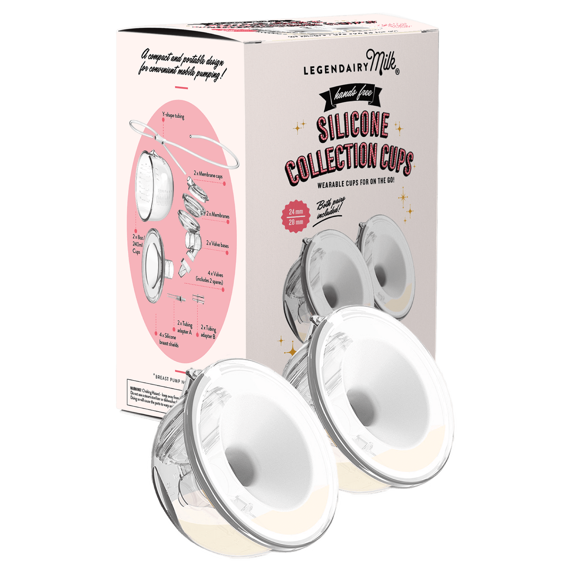 Silicone Hands Free Collection Cups – Unimom USA
